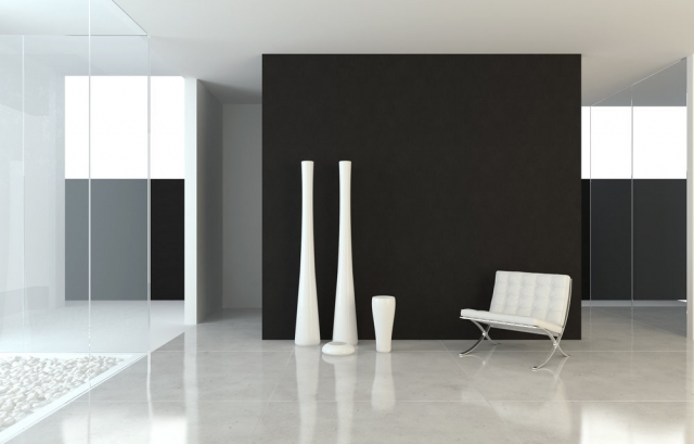 Salón moderno de estilo minimalista tras reforma integral realizada por ABC Decoración y Reformas en Madrid