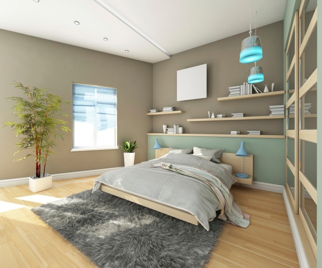 Dormitorio principal renovado con tonos neutros y diseño cálido por ABC Decoración y Reformas